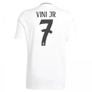 Maglia Calcio Real Madrid Vinicius Junior #7 2024-25 Prima Uomo