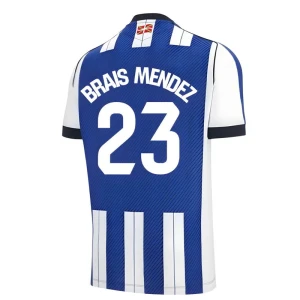 Maglia Calcio Real Sociedad Brais Mendez #23 2025-26 Prima Uomo
