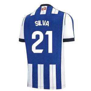 Maglia Calcio Real Sociedad Silva #21 2025-26 Prima Uomo