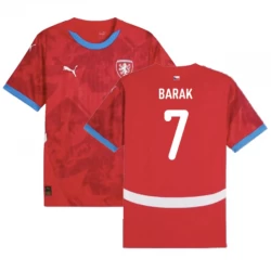 Maglia Calcio Repubblica Ceca Barak #7 Europei 2024 Prima Uomo