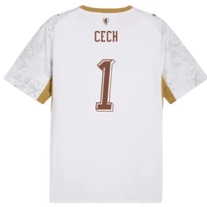 Maglia Calcio Repubblica Ceca Cech #1 Mondiali 2026 Trasferta Uomo