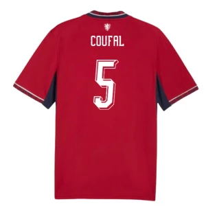 Maglia Calcio Repubblica Ceca Coufal #5 Mondiali 2026 Prima Uomo