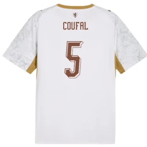 Maglia Calcio Repubblica Ceca Coufal #5 Mondiali 2026 Trasferta Uomo