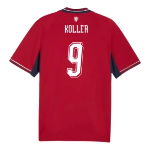 Maglia Calcio Repubblica Ceca Koller #9 Mondiali 2026 Prima Uomo