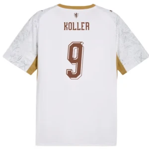 Maglia Calcio Repubblica Ceca Koller #9 Mondiali 2026 Trasferta Uomo