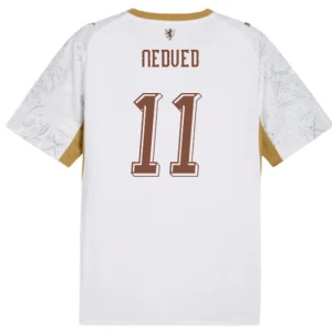 Maglia Calcio Repubblica Ceca Nedved #11 Mondiali 2026 Trasferta Uomo