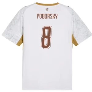 Maglia Calcio Repubblica Ceca Poborsky #8 Mondiali 2026 Trasferta Uomo