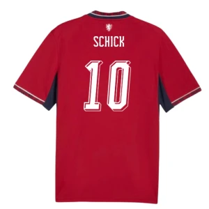 Maglia Calcio Repubblica Ceca Schick #10 Mondiali 2026 Prima Uomo
