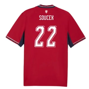 Maglia Calcio Repubblica Ceca Soucek #22 Mondiali 2026 Prima Uomo