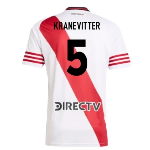 Maglia Calcio River Plate Kranevitter #5 2025-26 Prima Uomo