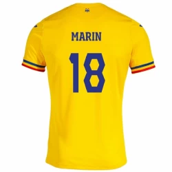 Maglia Calcio Romania Marin #18 Europei 2024 Prima Uomo