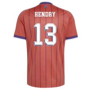 Maglia Calcio Scozia Hendry #13 Mondiali 2026 Trasferta Uomo
