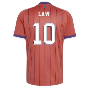 Maglia Calcio Scozia Law #10 Mondiali 2026 Trasferta Uomo