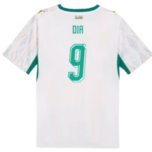Maglia Calcio Senegal Dia #9 Mondiali 2026 Prima Uomo