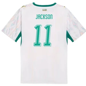 Maglia Calcio Senegal Jackson #11 Mondiali 2026 Prima Uomo