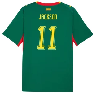 Maglia Calcio Senegal Jackson #11 Mondiali 2026 Trasferta Uomo