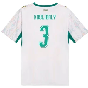 Maglia Calcio Senegal Koulibaly #3 Mondiali 2026 Prima Uomo