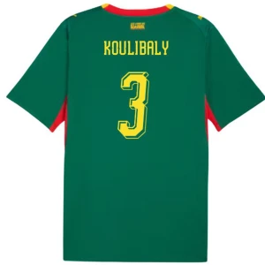 Maglia Calcio Senegal Koulibaly #3 Mondiali 2026 Trasferta Uomo