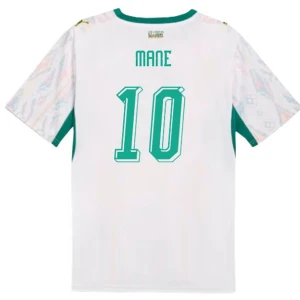 Maglia Calcio Senegal Mane #10 Mondiali 2026 Prima Uomo