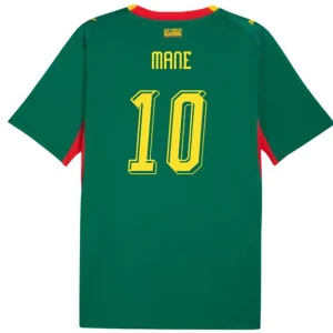 Maglia Calcio Senegal Mane #10 Mondiali 2026 Trasferta Uomo