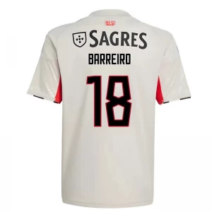 Maglia Calcio SL Benfica 2025-26 Barreiro #18 Trasferta Uomo