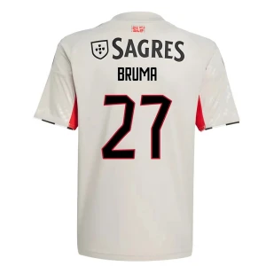 Maglia Calcio SL Benfica 2025-26 Bruma #27 Trasferta Uomo