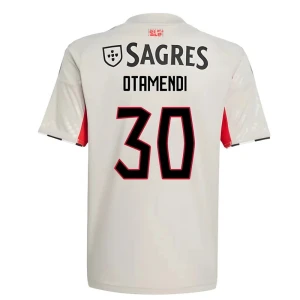 Maglia Calcio SL Benfica 2025-26 Otamendi #30 Trasferta Uomo