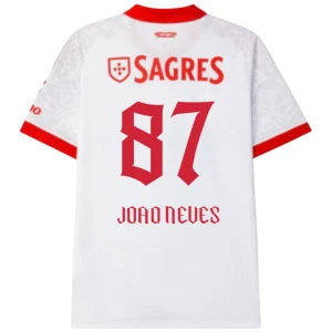 Maglia Calcio SL Benfica 2026-27 Joao Neves #87 Trasferta Uomo