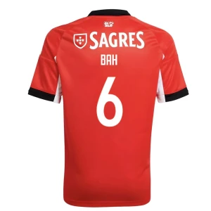 Maglia Calcio SL Benfica Bah #6 2025-26 Prima Uomo