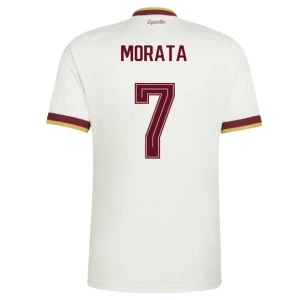Maglia Calcio Spagna Alvaro Morata #7 Mondiali 2026 Trasferta Uomo