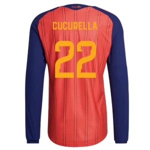Maglia Calcio Spagna Cucurella #22 Mondiali 2026 Prima Uomo Manica Lunga