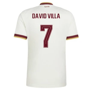 Maglia Calcio Spagna David Villa #7 Mondiali 2026 Trasferta Uomo