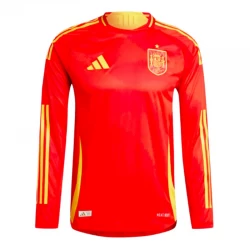 Maglia Calcio Spagna Europei 2024 Prima Uomo Manica Lunga