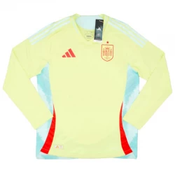 Maglia Calcio Spagna Europei 2024 Trasferta Uomo Manica Lunga