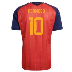 Maglia Calcio Spagna Hermoso #10 Mondiali 2026 Prima Uomo