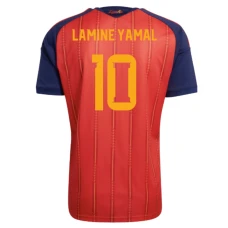 Maglia Calcio Spagna Lamine Yamal #10 Mondiali 2026 Prima Uomo