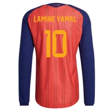 Maglia Calcio Spagna Lamine Yamal #10 Mondiali 2026 Prima Uomo Manica Lunga
