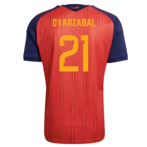 Maglia Calcio Spagna Oyarzabal #21 Mondiali 2026 Prima Uomo