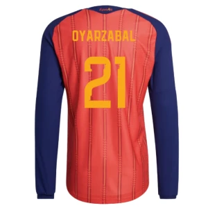 Maglia Calcio Spagna Oyarzabal #21 Mondiali 2026 Prima Uomo Manica Lunga