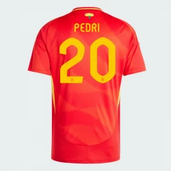 Maglia Calcio Spagna Pedri #20 Europei 2024 Prima Uomo