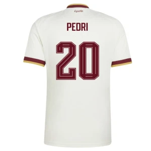 Maglia Calcio Spagna Pedri #20 Mondiali 2026 Trasferta Uomo