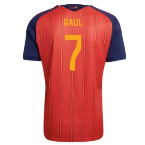 Maglia Calcio Spagna Raul #7 Mondiali 2026 Prima Uomo