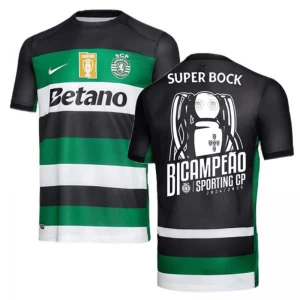Maglia Calcio Sporting Lisbon CP 2024-25 Primeira Liga Champion Prima Uomo