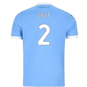 Maglia Calcio SS Lazio Gigot #2 2025-26 Prima Uomo