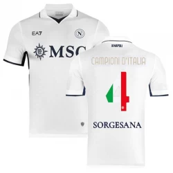 Maglia Calcio SSC Napoli 2024-25 Campioni D Italia #4 Trasferta Uomo