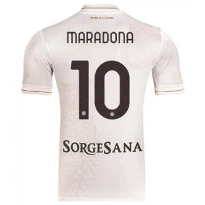 Maglia Calcio SSC Napoli 2025-26 Diego Maradona #10 Trasferta Uomo