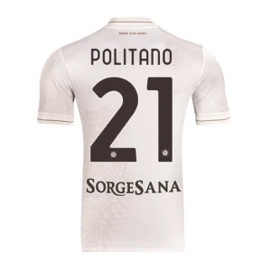 Maglia Calcio SSC Napoli 2025-26 Politano #21 Trasferta Uomo