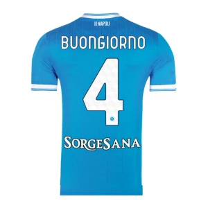 Maglia Calcio SSC Napoli Buongiorno #4 2025-26 Prima Uomo