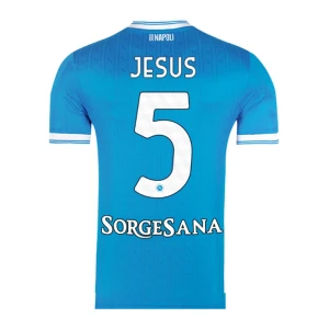 Maglia Calcio SSC Napoli Jesus #5 2025-26 Prima Uomo