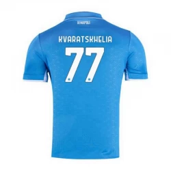 Maglia Calcio SSC Napoli Khvicha Kvaratskhelia #77 2024-25 Prima Uomo